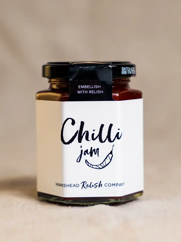 Chilli Jam 220g – Søt og Sterk Delikatesse fra Pettersen & Co