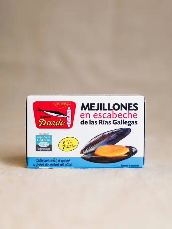 Mejillones Blåskjell – Eksklusive Marinerte Blåskjell fra Spania hos Pettersen & Co