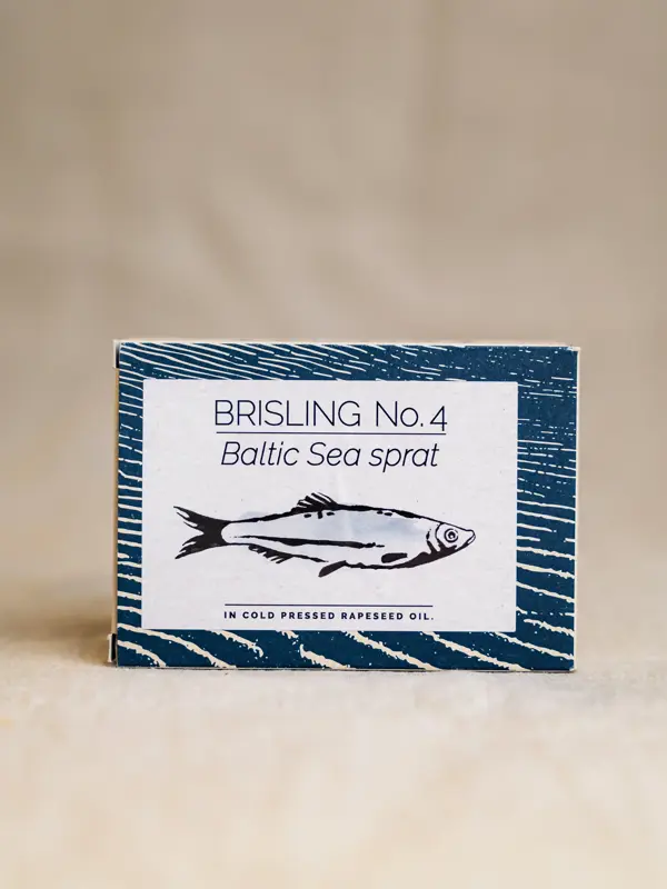 Brisling No.4 – Østersjøbrisling med allehånde og nellik i økologisk rapsolje