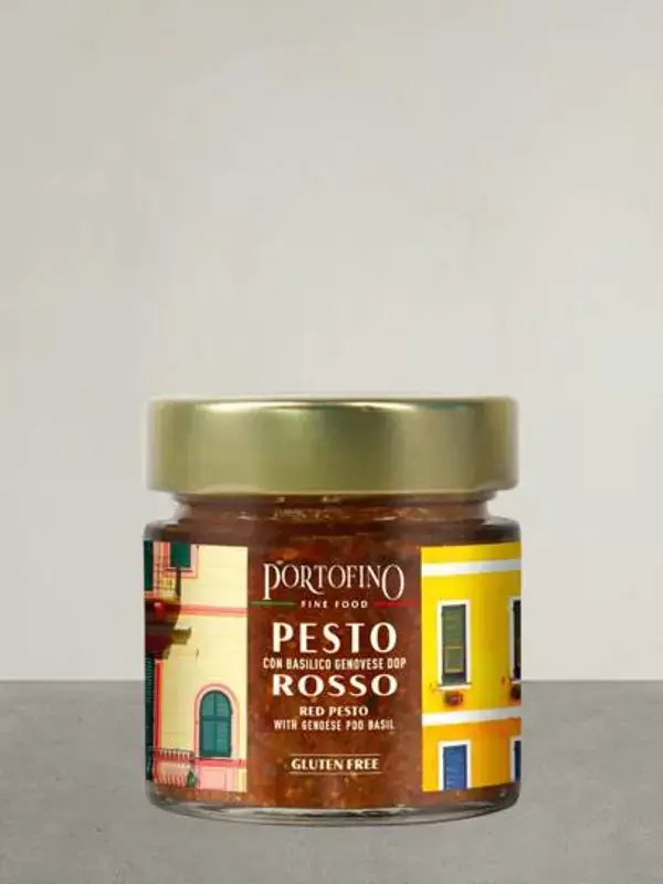 Pesto Rosso 100g – Autentisk italiensk rød pesto med solmodne tomater fra Pettersen & Co